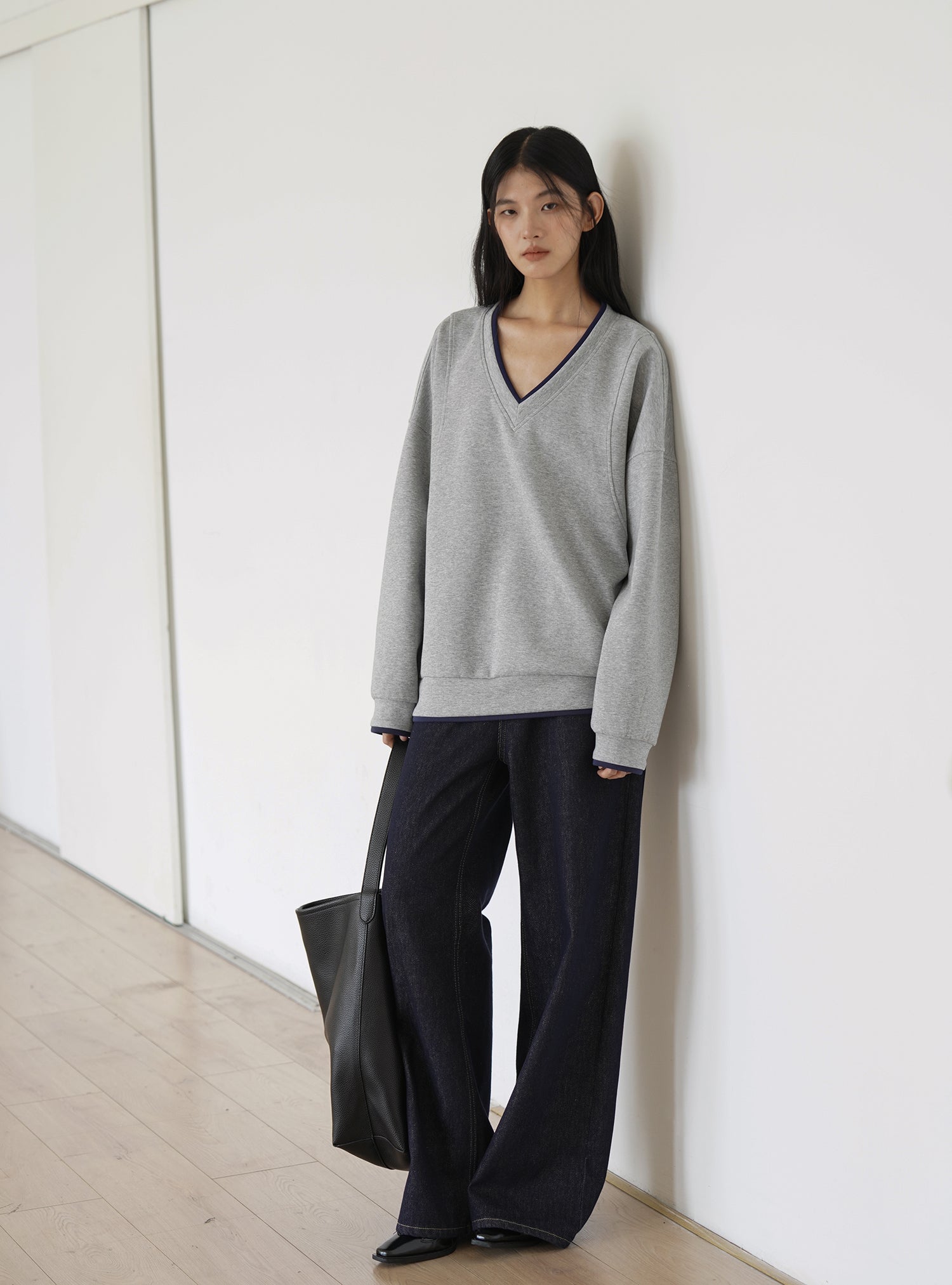 ワイドデニムパンツ M00040