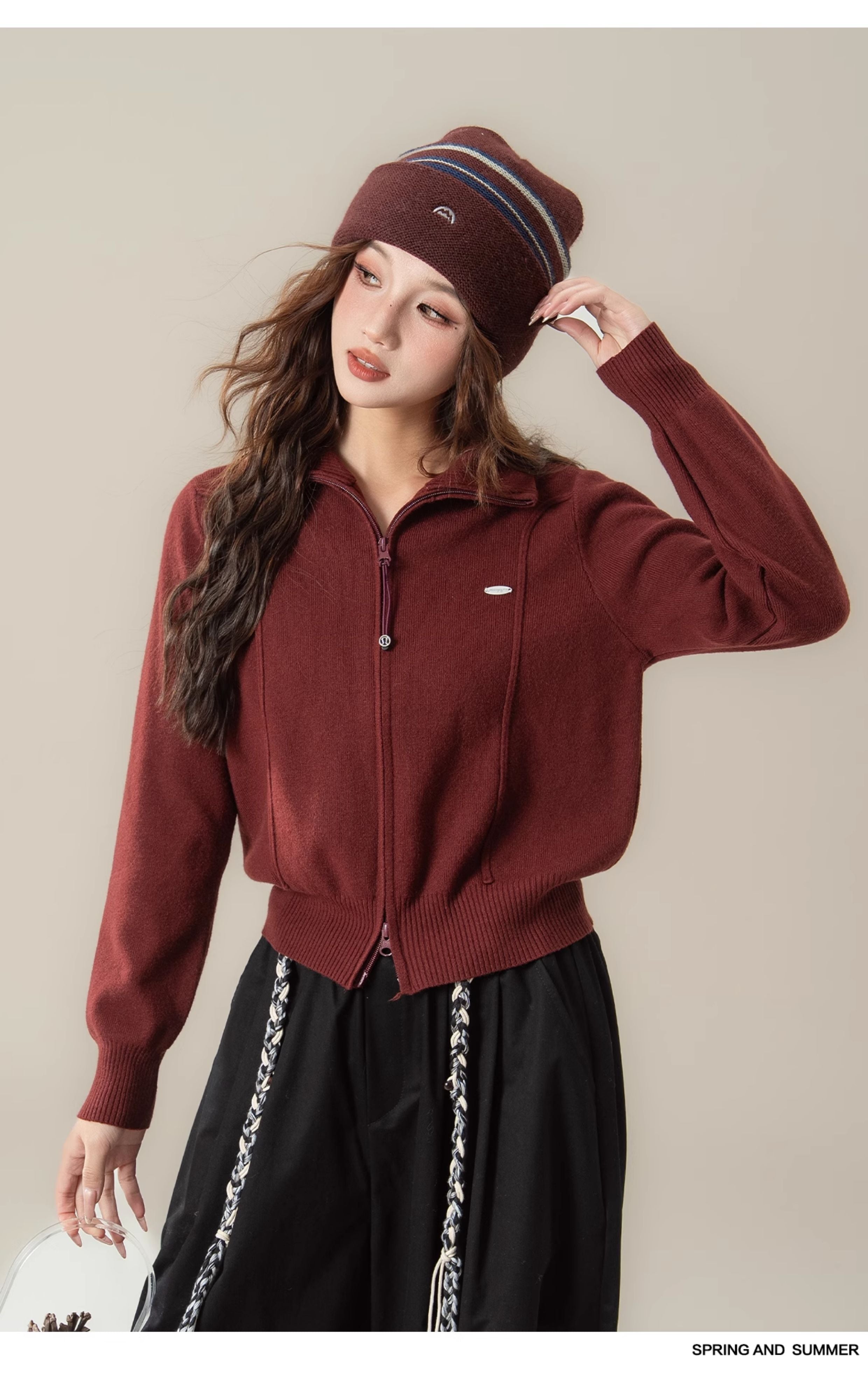 ニットカーディガン M00076