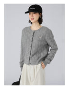 アーガイル柄 ニットトップス M00106