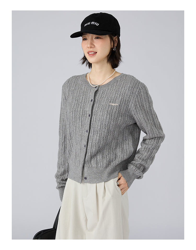 アーガイル柄 ニットトップス M00106