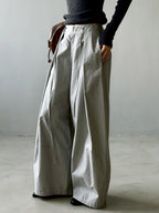 カットデザインワイドパンツ M00015