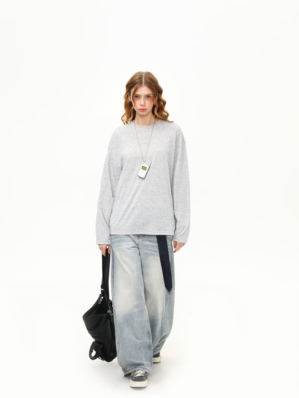 リネン ドレープ感 長袖 M00094