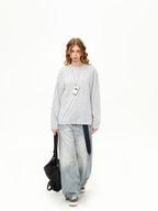 リネン ドレープ感 長袖 M00094