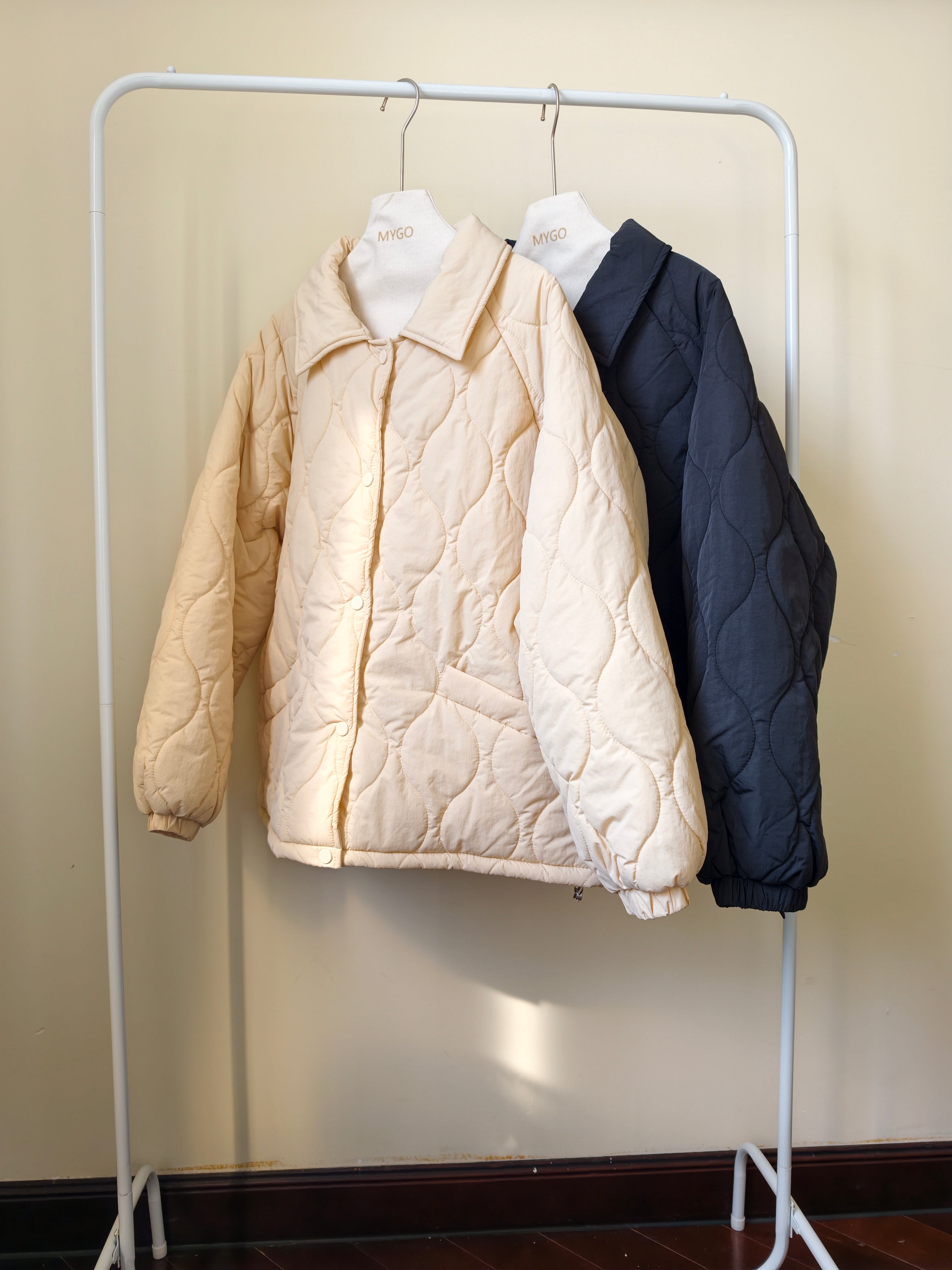 菱柄 ショートコート M00073