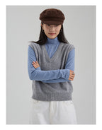 ウール V ネックベスト M00116