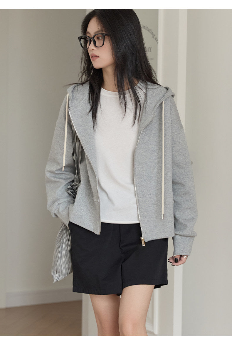 【新作キャンペーン】ドロップショルダー フード付きスウェット M00144