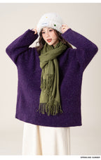 ソフトVネックセーター M00127