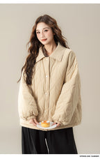 菱柄 ショートコート M00073