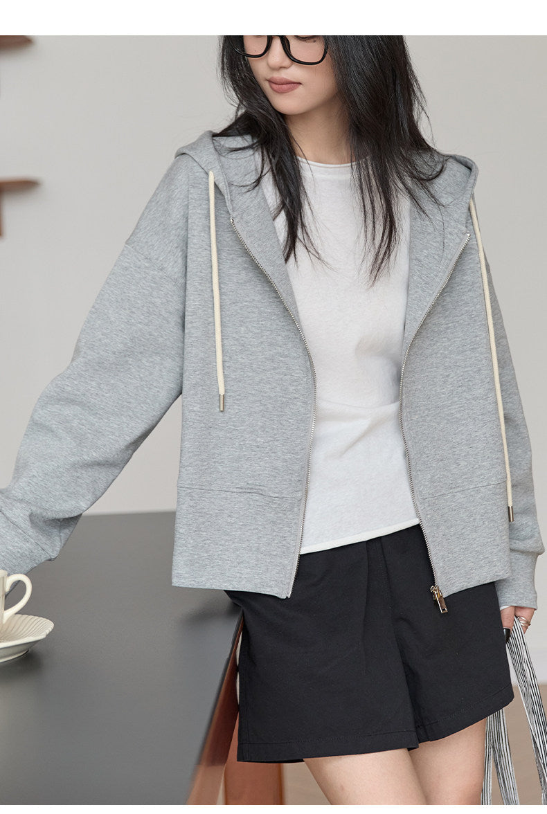 【新作キャンペーン】ドロップショルダー フード付きスウェット M00144