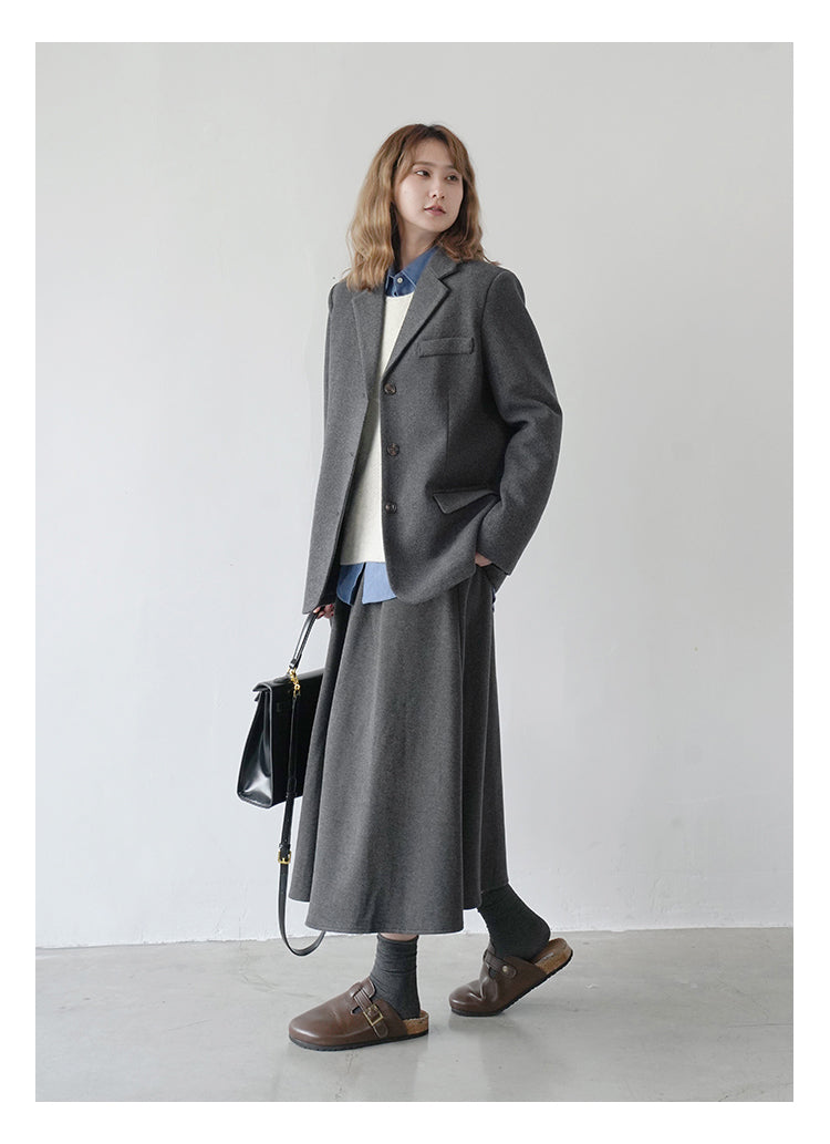 ウールスカート M00056