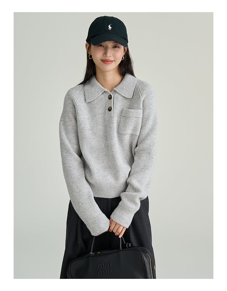 カフスネック ニット M00064