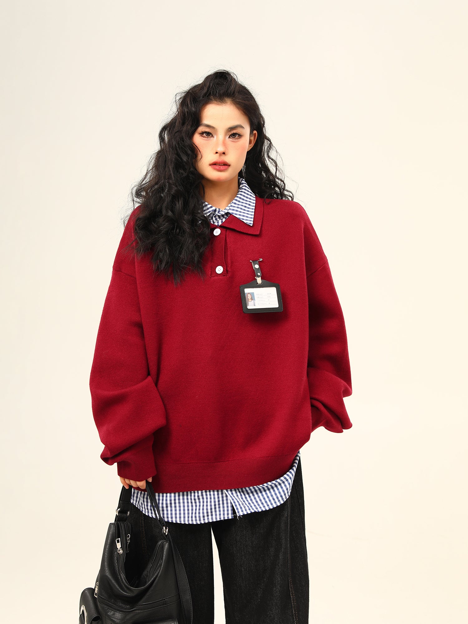 フェイクツーピース カラージャケット M00090