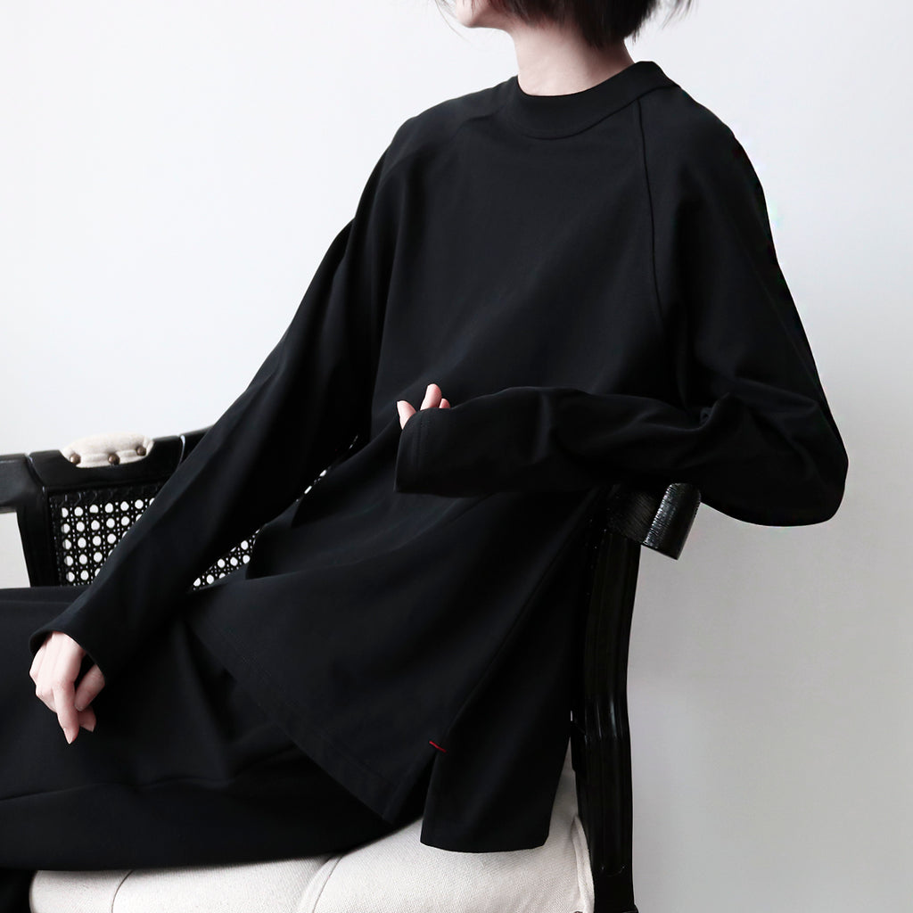 クルーネック ロングスリーブ T シャツ M00108