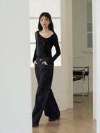 ワイドデニムパンツ M00040