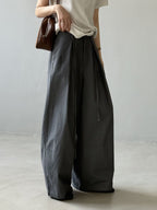 カットデザインワイドパンツ M00015