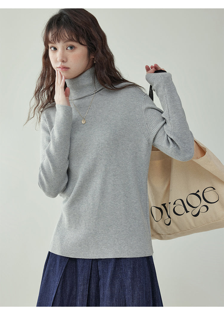 ウールタートルネックニット M00014