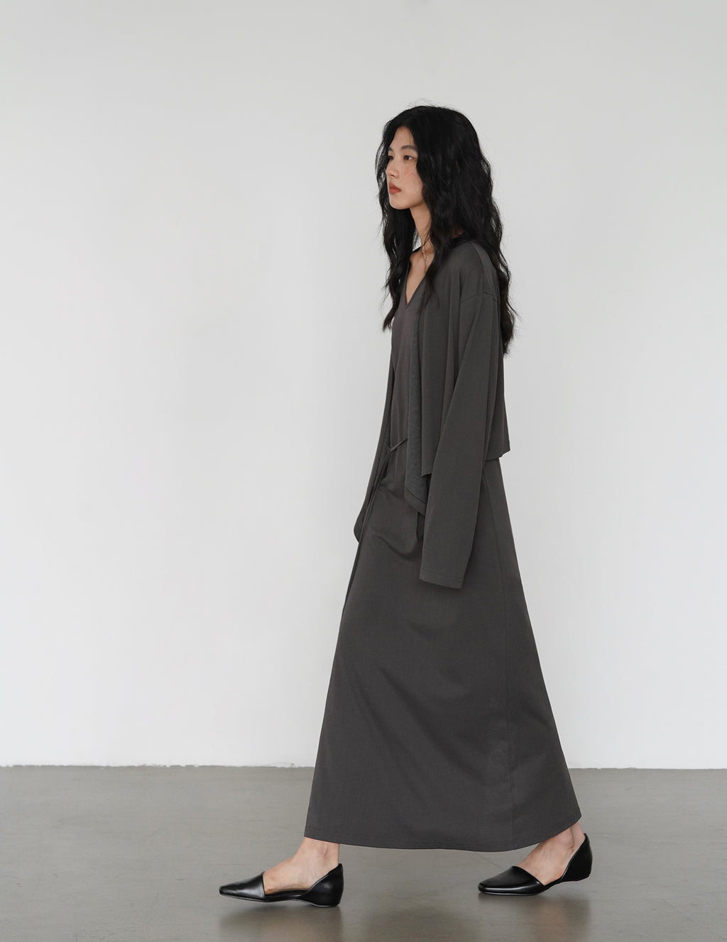 セットアップワンピース＆カーディガン M00024