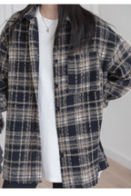 【新作キャンペーン】チェック柄オーバーシャツ M00145