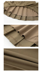 台型プリーツスカート M00062