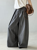 カットデザインワイドパンツ M00015