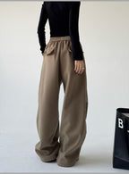 カジュアル ワイドレギンス トラックパンツ M00109