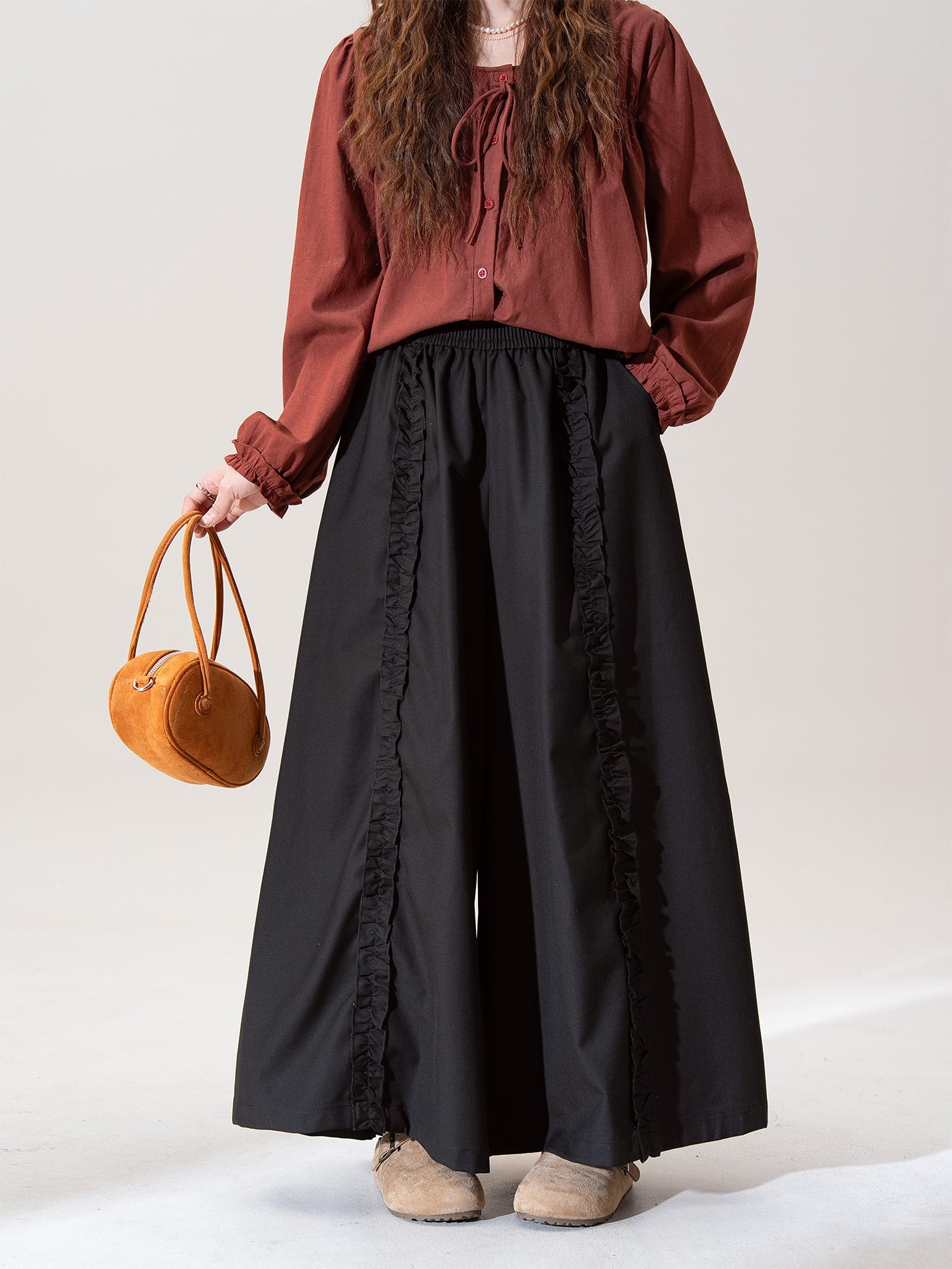 ロング スカートパンツ M00087