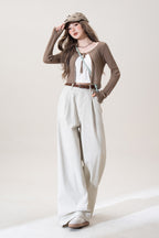 ワイドレッグ カジュアルパンツ M00082