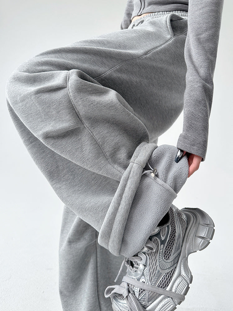 カジュアル ワイドレギンス トラックパンツ M00109