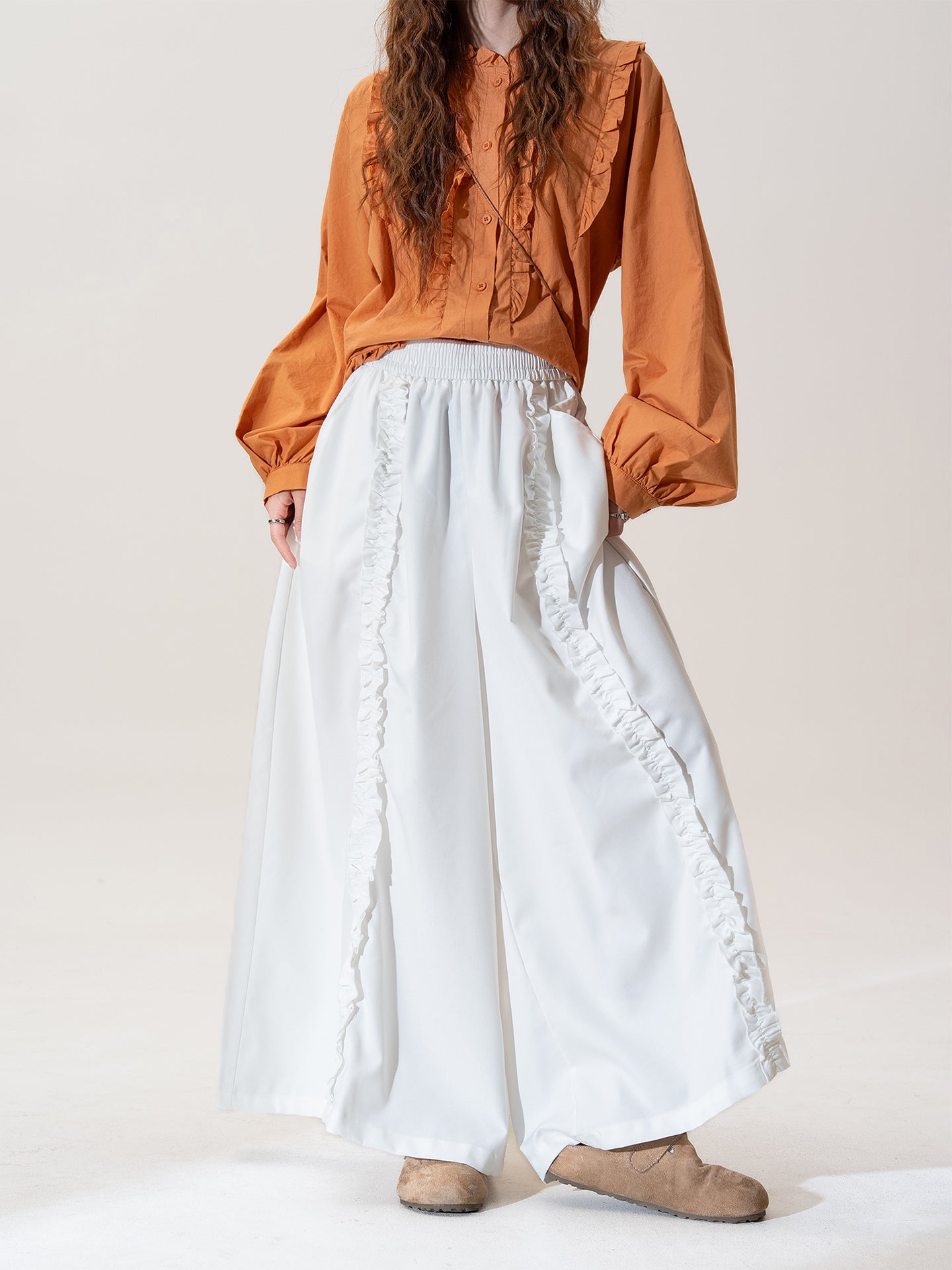 ロング スカートパンツ M00087