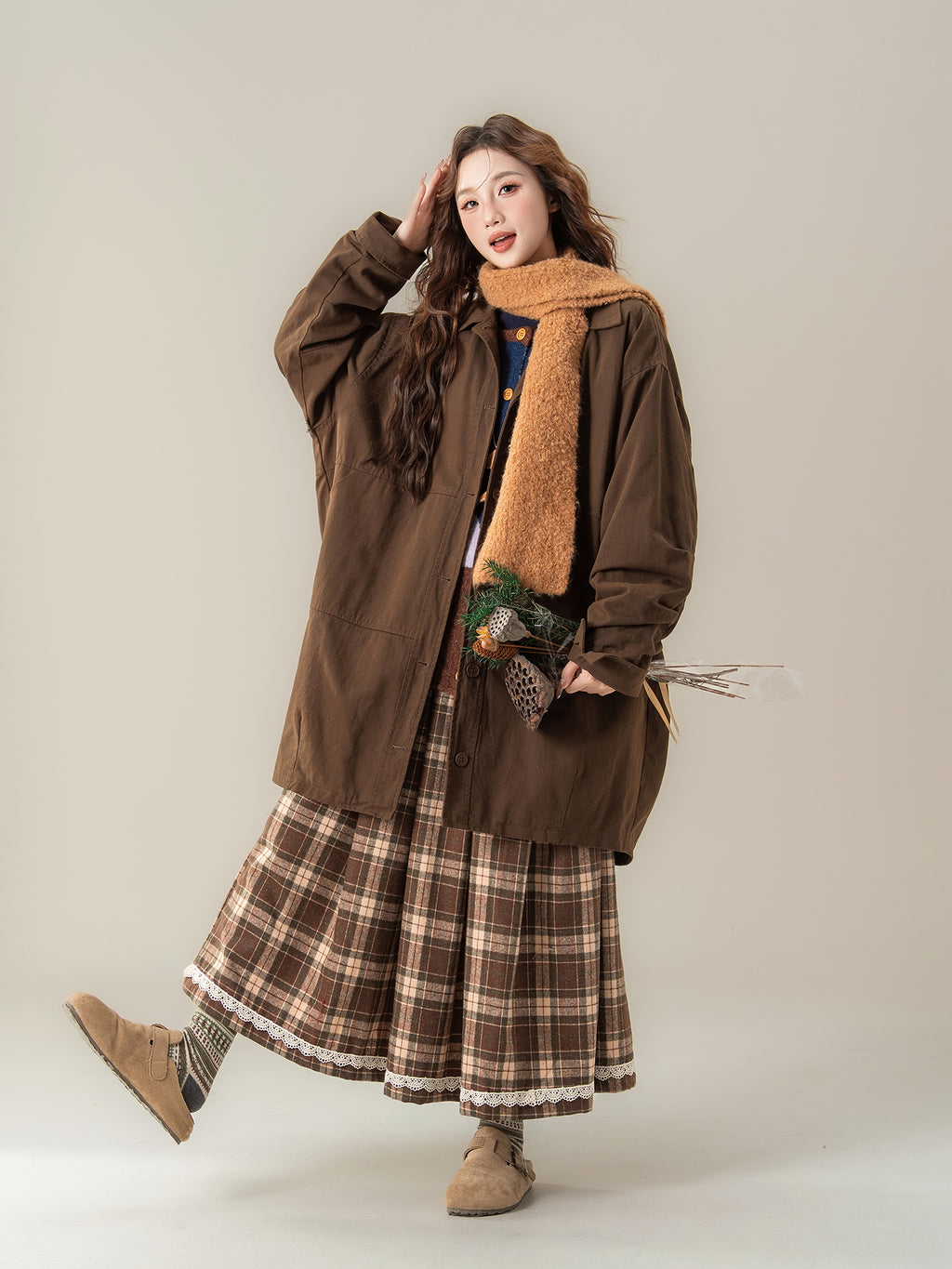 シルエット トレンチコート M00086