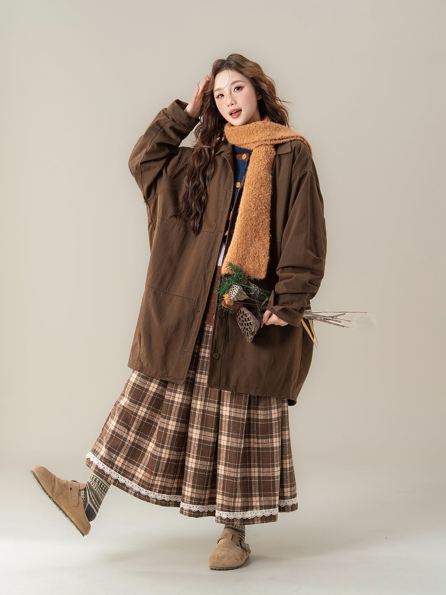 シルエット トレンチコート M00086