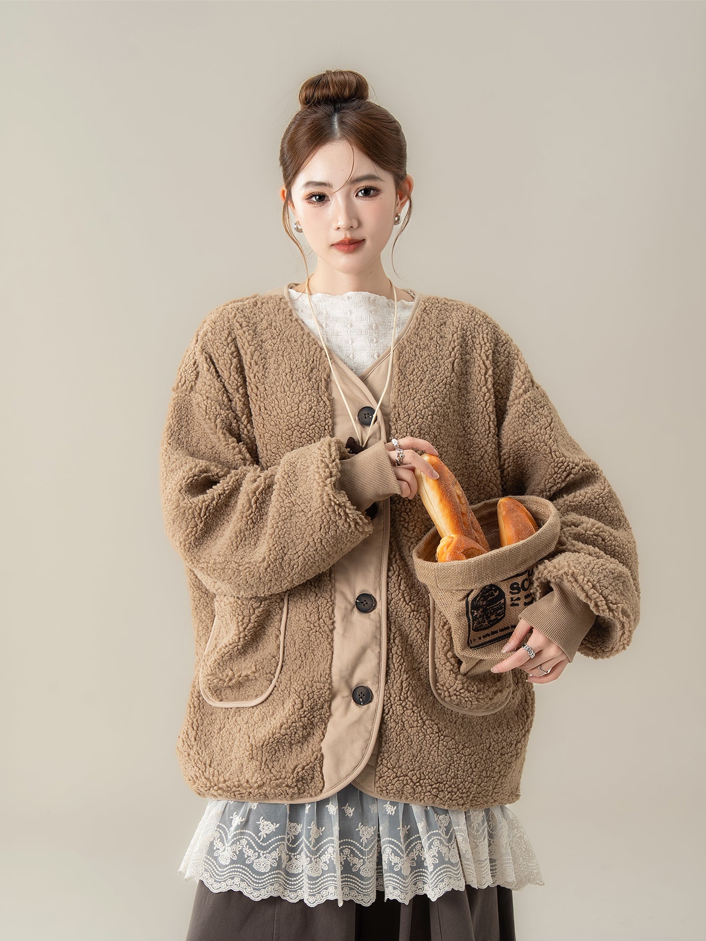 ラムズウール コート M00074