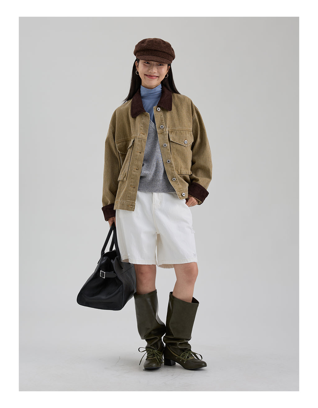 ウール V ネックベスト M00116