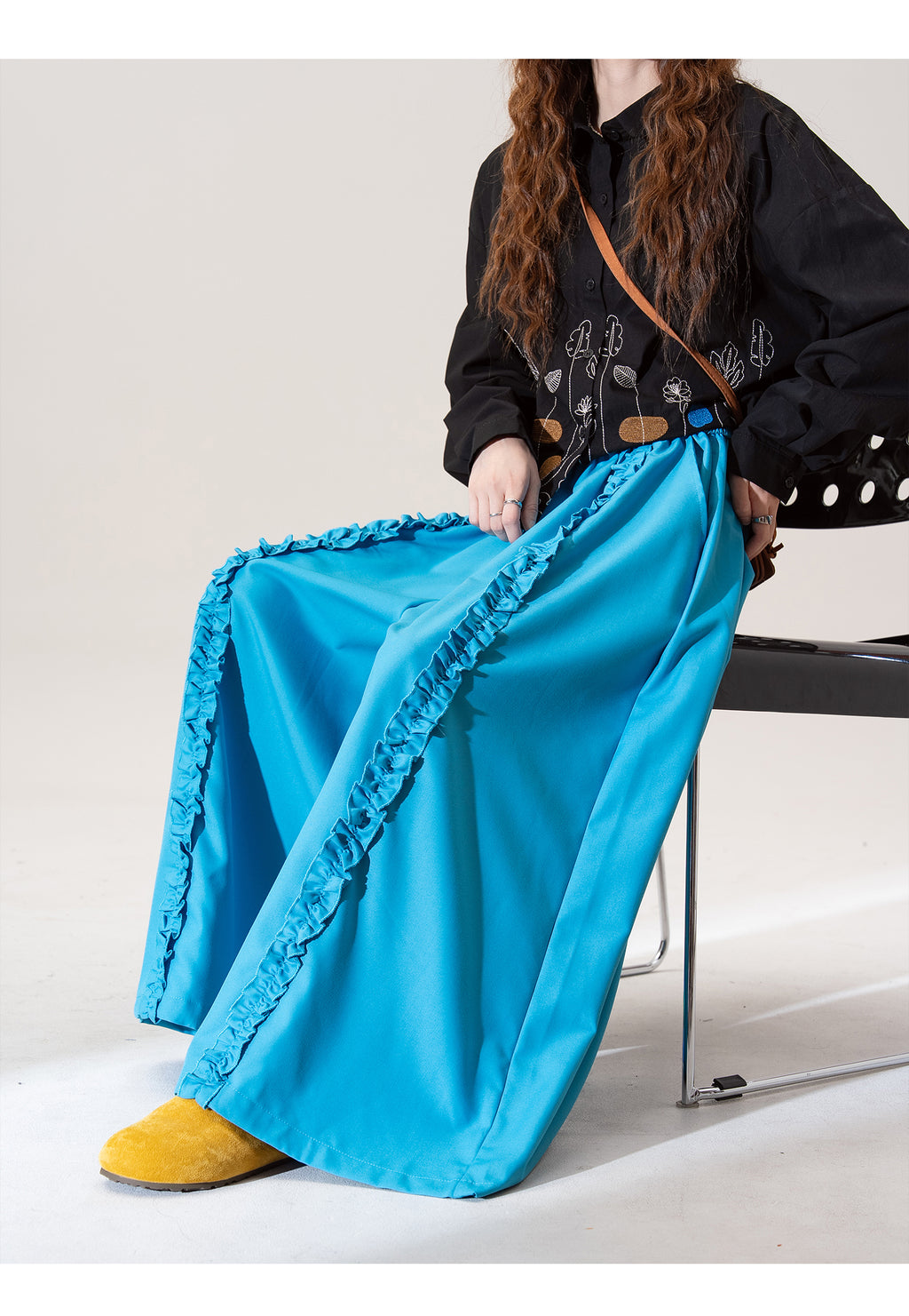 ロング スカートパンツ M00087