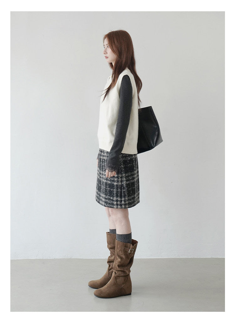 【新作キャンペーン】チェック柄フレアスカート M00148
