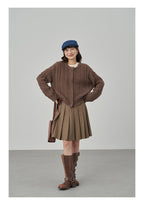 台型プリーツスカート M00062