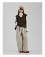 ウール V ネックベスト M00116