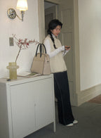 【新作キャンペーン】フリル付きニットベスト M00150