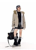 2WAYボアフードアウター（ファー取り外し可） M00115