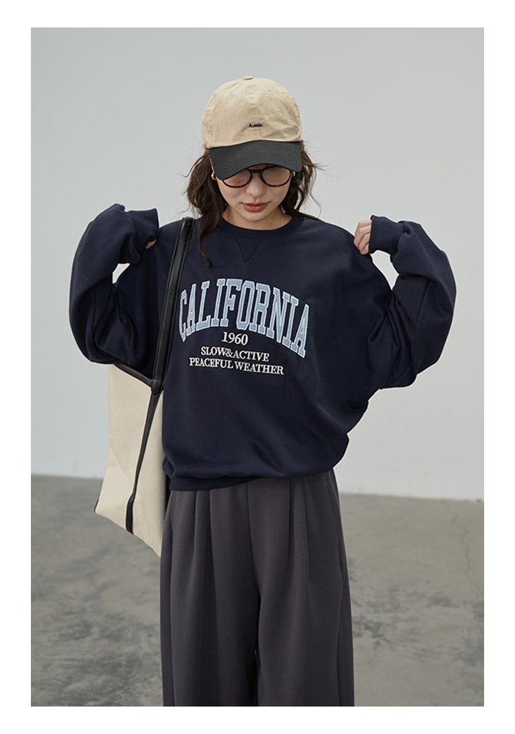 刺繍 ルーズフィット パーカー M00061