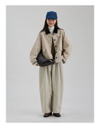 ウール V ネックベスト M00116