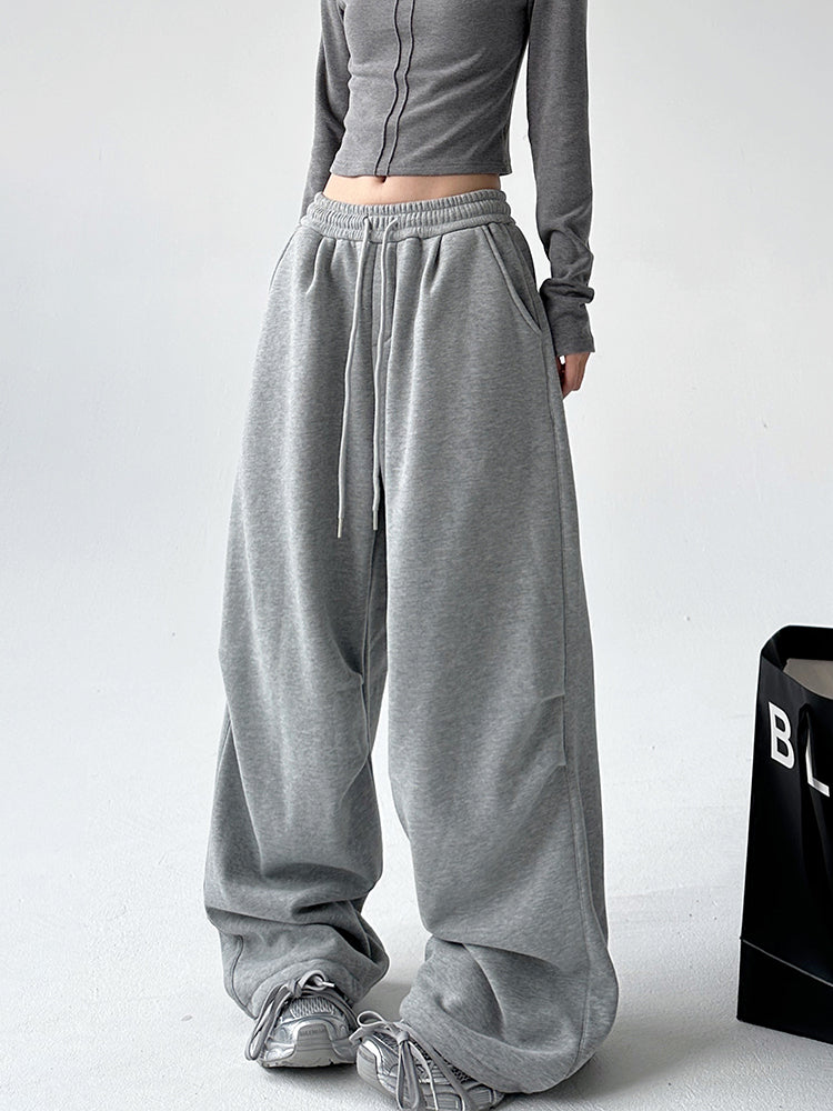 カジュアル ワイドレギンス トラックパンツ M00109