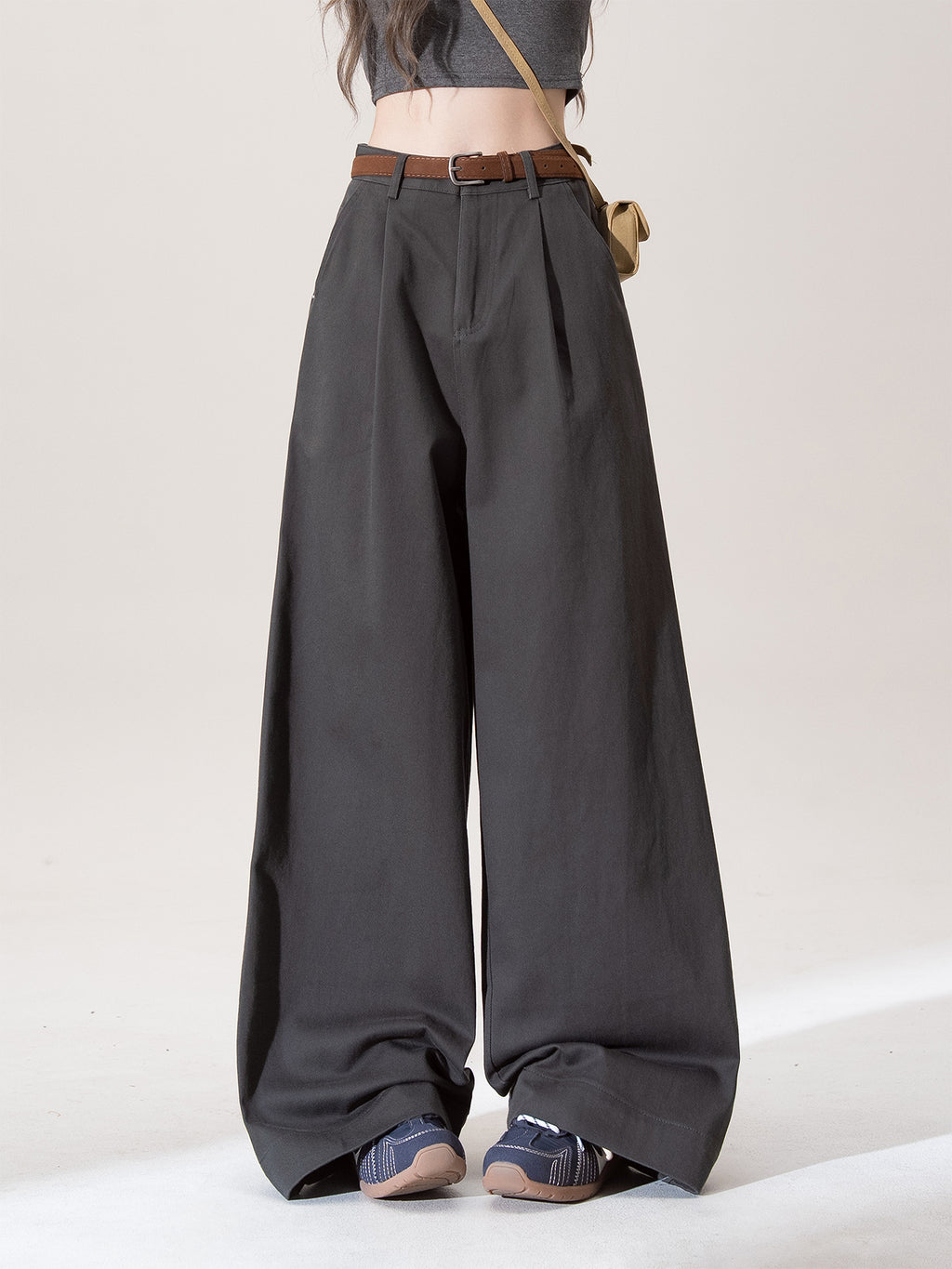 ワイドレッグ カジュアルパンツ M00082