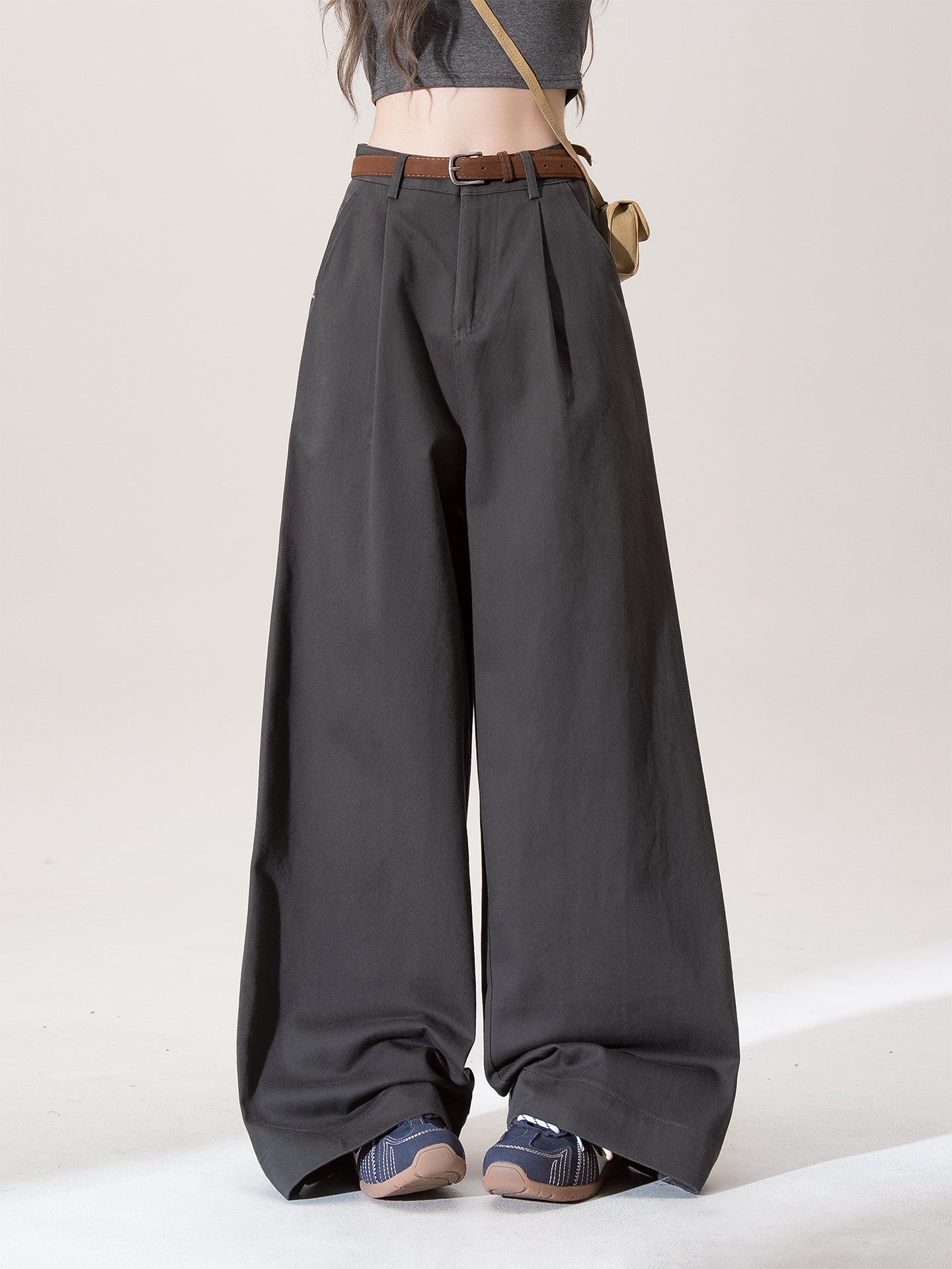 ワイドレッグ カジュアルパンツ M00082