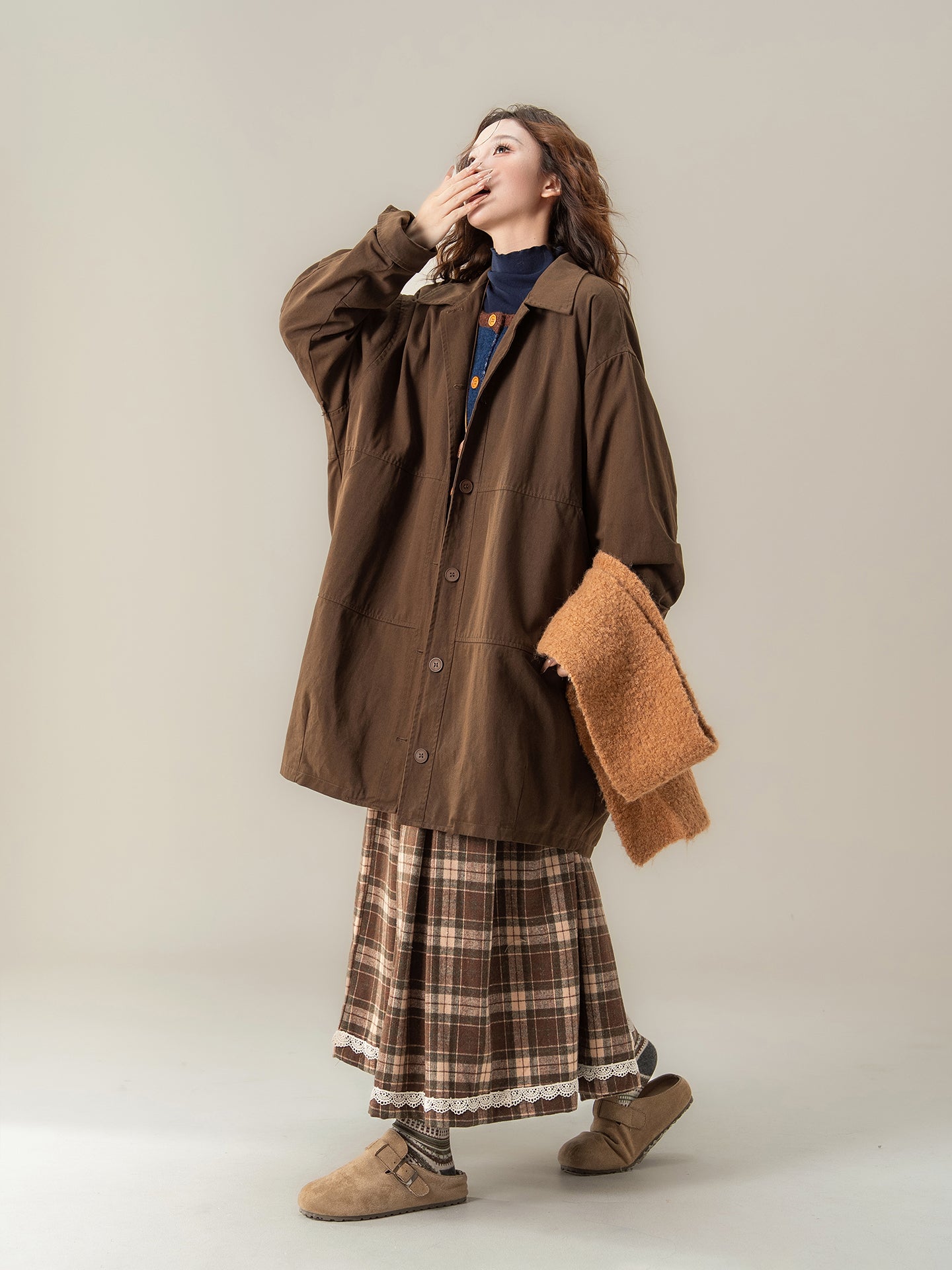 シルエット トレンチコート M00086