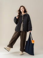 菱柄 ショートコート M00073