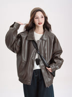 レザー ショートコート M00081