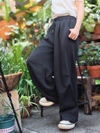 カジュアル ワイドレギンス トラックパンツ M00109