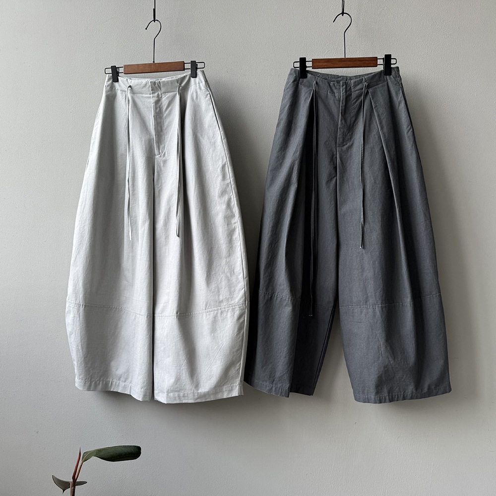 カットデザインワイドパンツ M00015