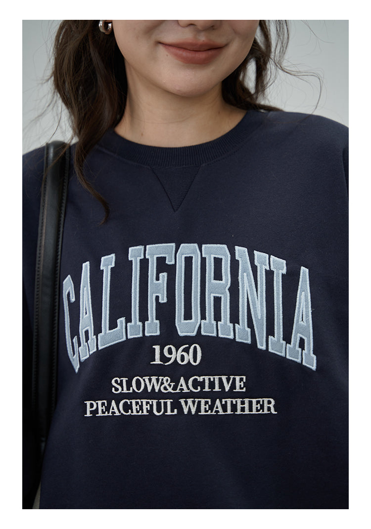 刺繍 ルーズフィット パーカー M00061